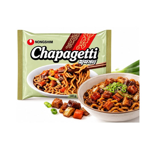 Fideos negros Nongshim Chapagetti 140g ramen jajang Corea
