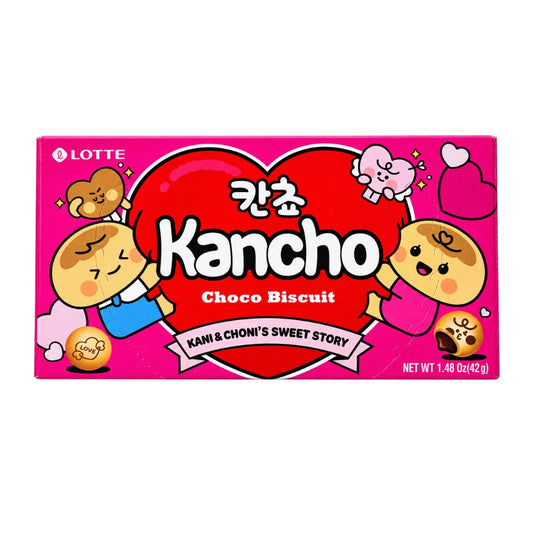 Galleta rellena de chocolate Kancho LOTTE 42 g pack Corea