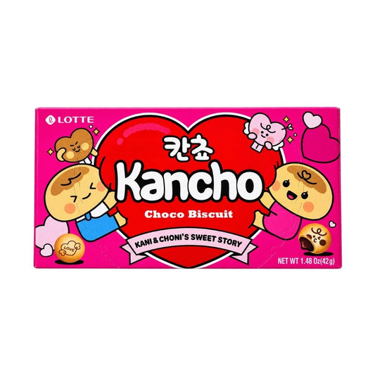 Galleta rellena de chocolate Kancho LOTTE 42 g pack Corea
