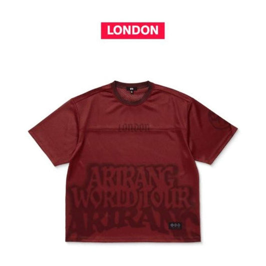Jersey BTS ARIRANG Tour London 100% poliéster oficial