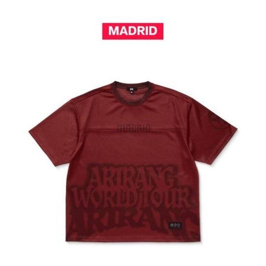 ersey BTS ARIRANG Tour Madrid 100% poliéster oficial
