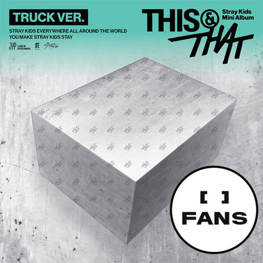 Álbum Stray Kids THIS & THAT Truck Ver POB FANS pyoni store