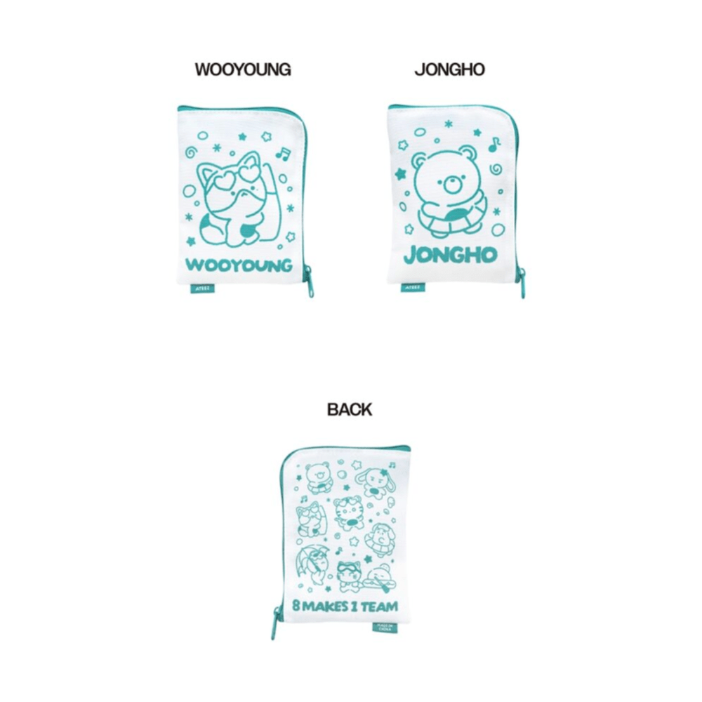 ATEEZ Blue Drift mini pouch aleatorio 1 de 8
