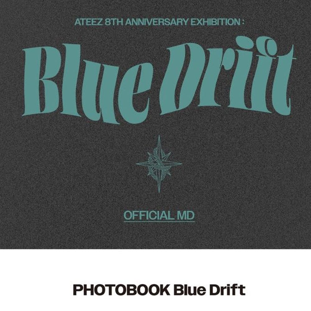 ATEEZ Blue Drift photobook con fotos 4x6 y photocards