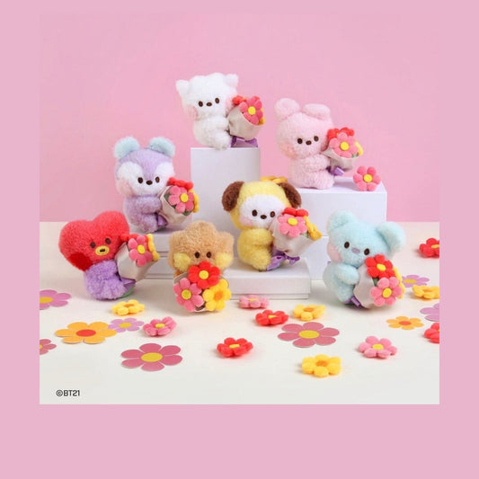 BT21 Bouquet Minini Keyring | Llavero Oficial