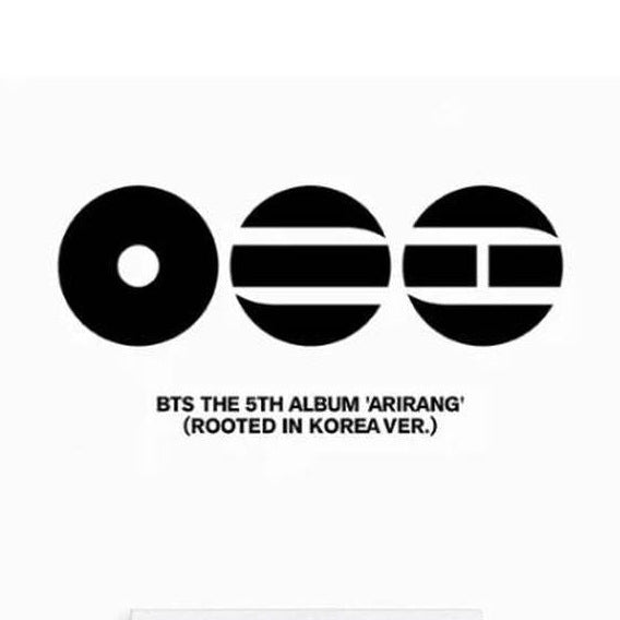 BTS ARIRANG Rooted in Korea o Music versión aleatoria