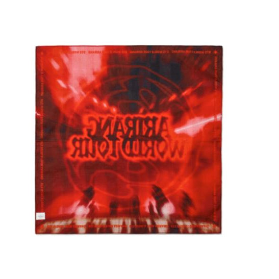BTS ARIRANG Tour bandana keyring set rojo