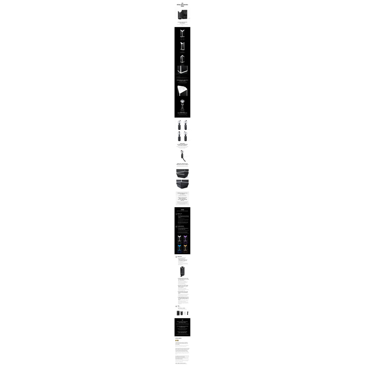 BTS OFFICIAL LIGHT STICK VER.4 CRADLE