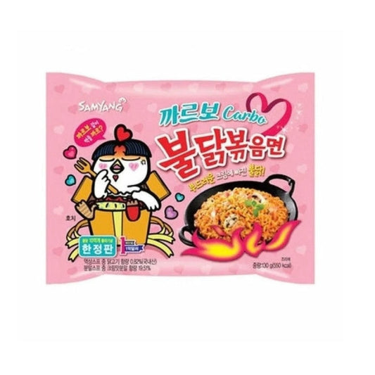 Buldak Carbonara cremoso picante 10 bolsas más 2 de regalo