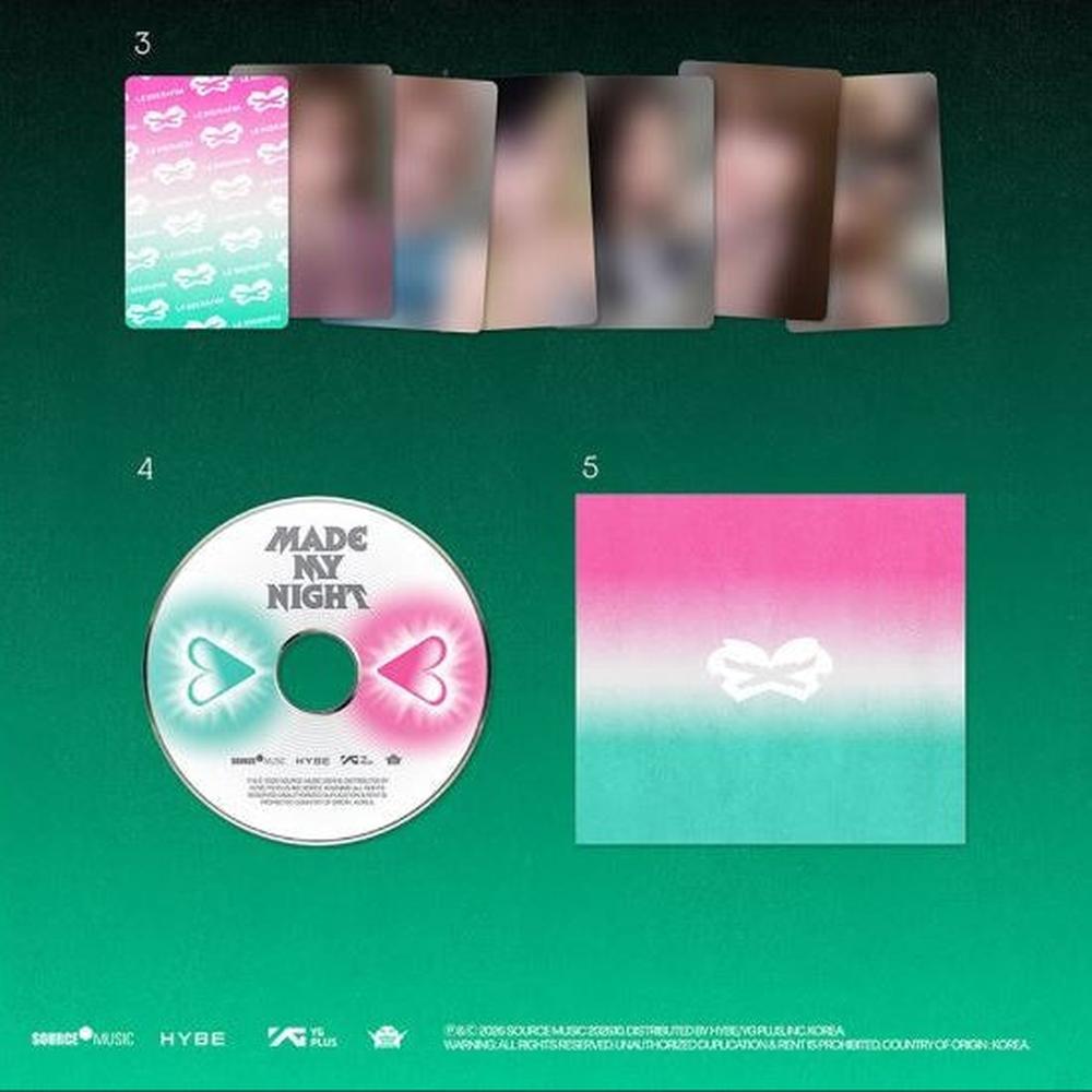 Caja Made My Night Glow Clicker Keychain Mint