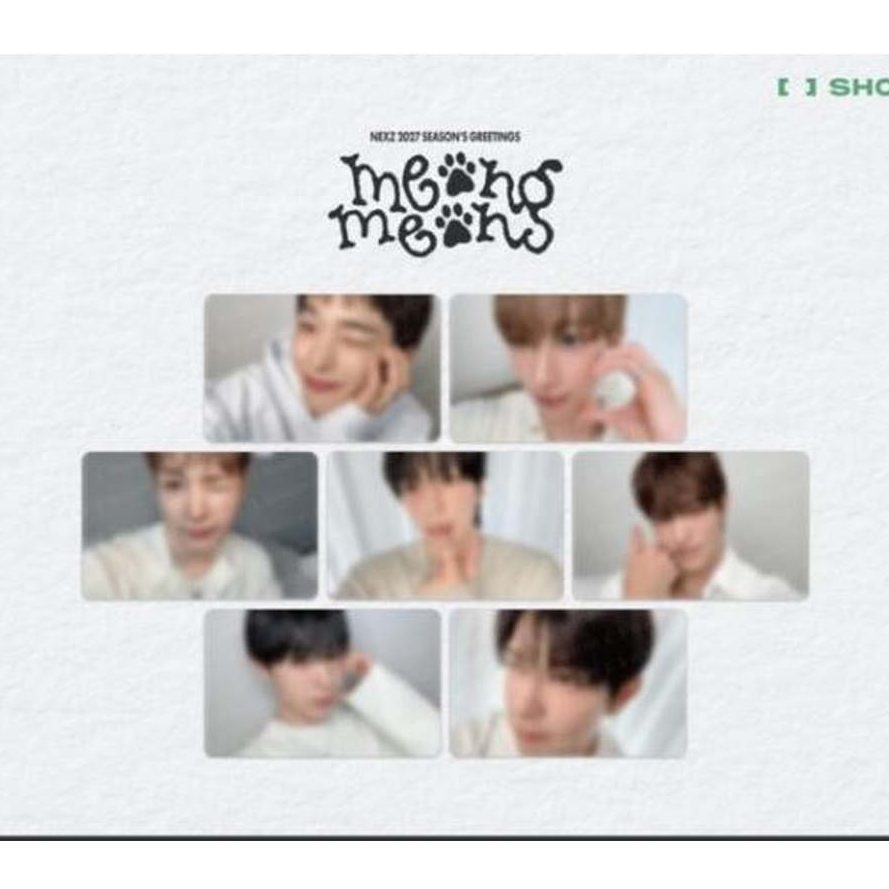Caja del Season’s Greetings 2027 de NEXZ meong meong, edición con POB Fans Shop