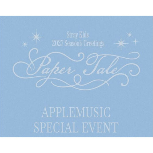 Caja oficial del Season’s Greetings 2027 de Stray Kids Paper Tale en preorder