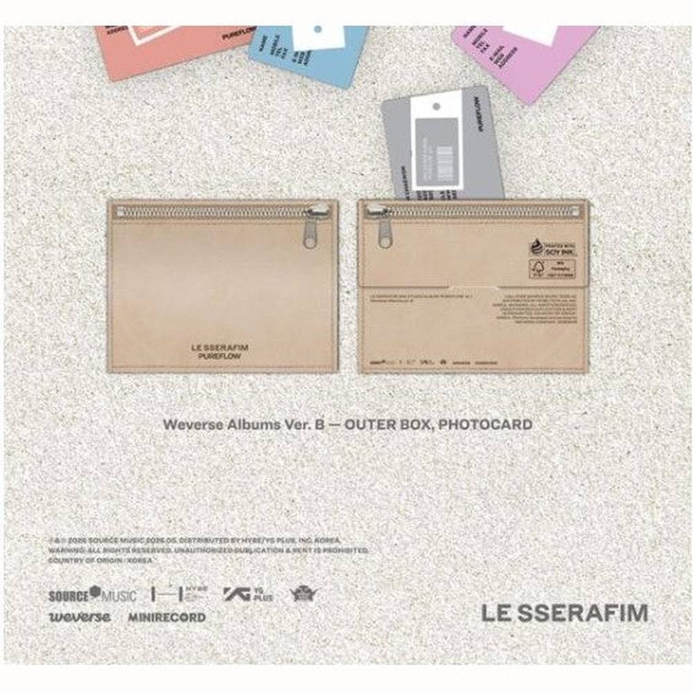 Caja Weverse Albums LE SSERAFIM PUREFLOW Fearnot