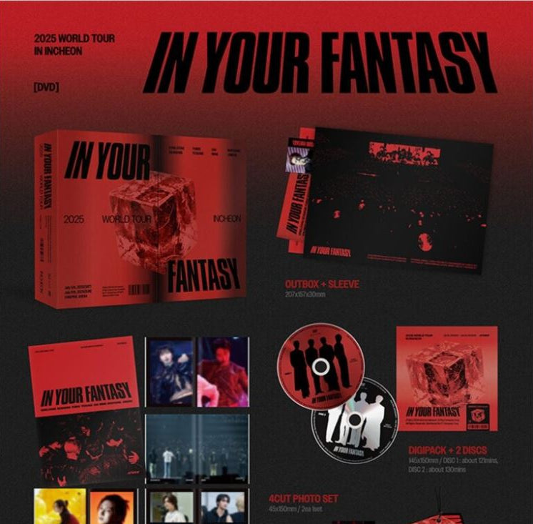 Concierto ATEEZ 2025 Incheon con photobook de 104 páginas