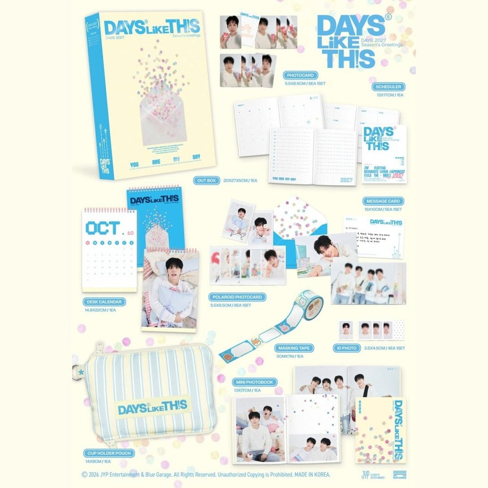 POB Soundwave del Season’s Greetings 2027 de DAY6 DAYS LIKE THIS