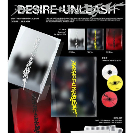 ENHYPEN DESIRE UNLEASH | Álbum Oficial