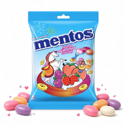 Caramelos Mentos Yogur de Frutas