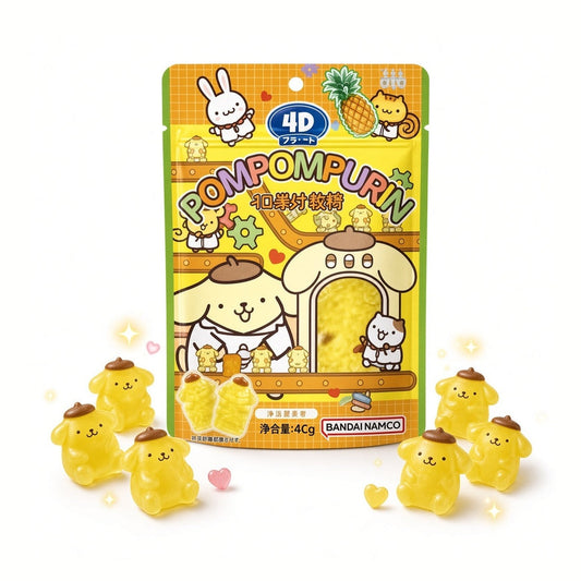 Gominola Pompompurin sabor piña