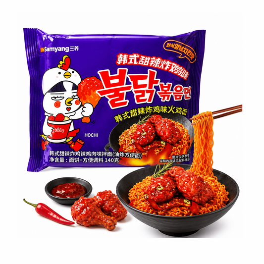 Samyang Buldak Pollo Frito 140g | Ramen coreano