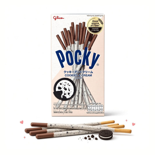 Pocky sabor cookies and cream GLICO