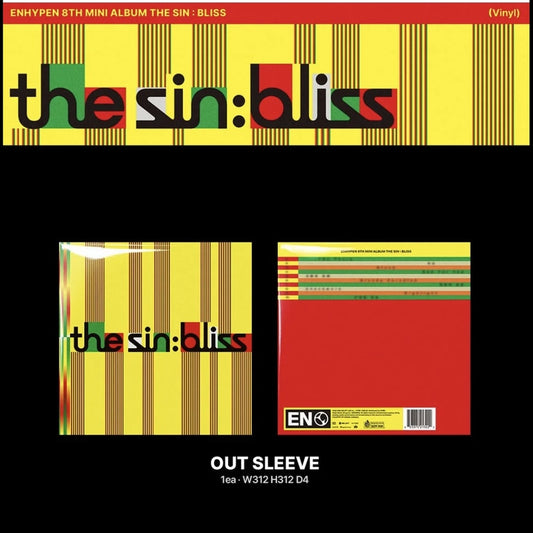 ENHYPEN THE SIN BLISS Vinilo Oficial | LP Blanco