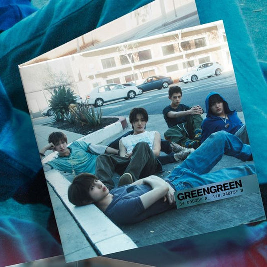 LP 45RPM CORTIS GREENGREEN oficial Weverse