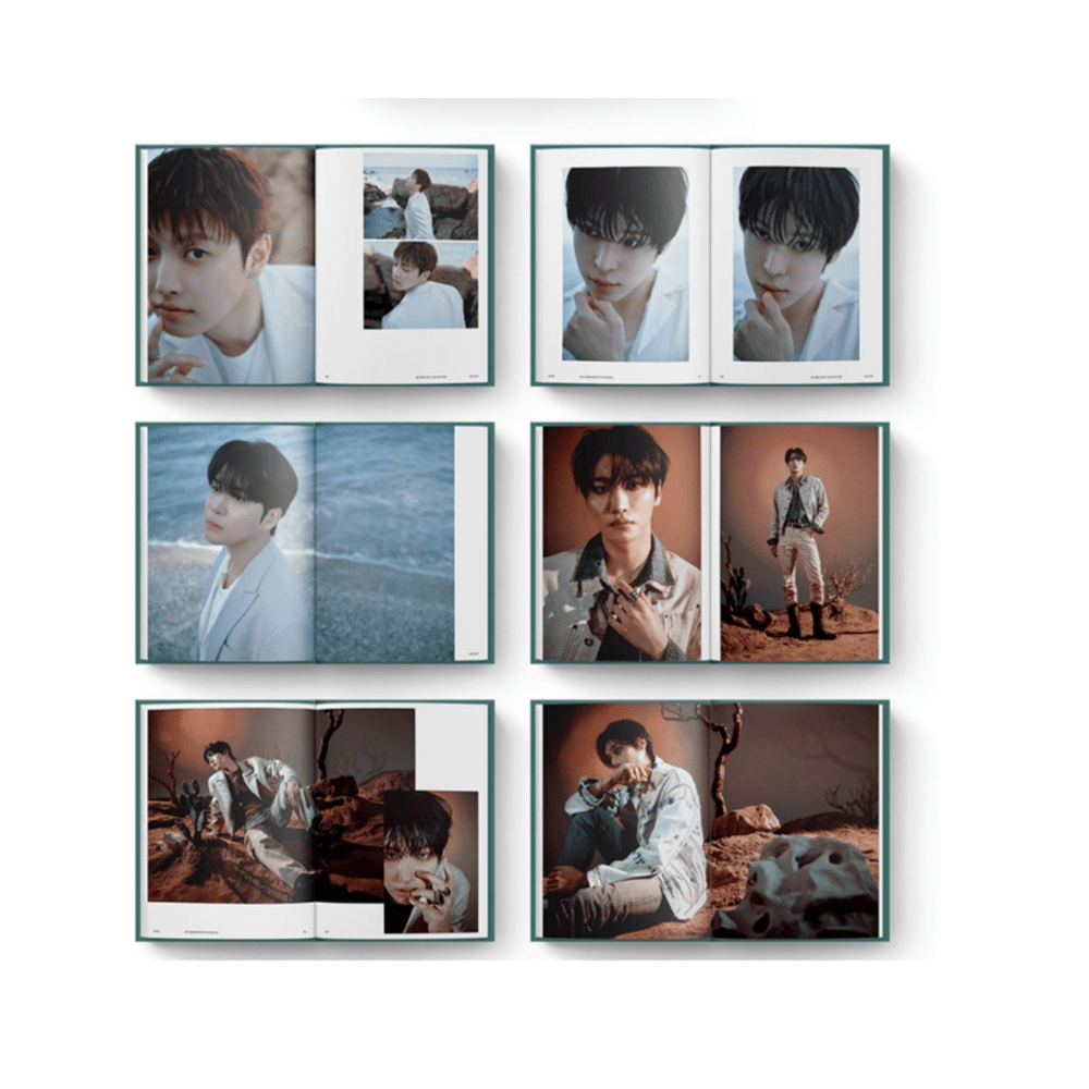 Libro de fotos ATEEZ Blue Drift con 8 fotos y photocards