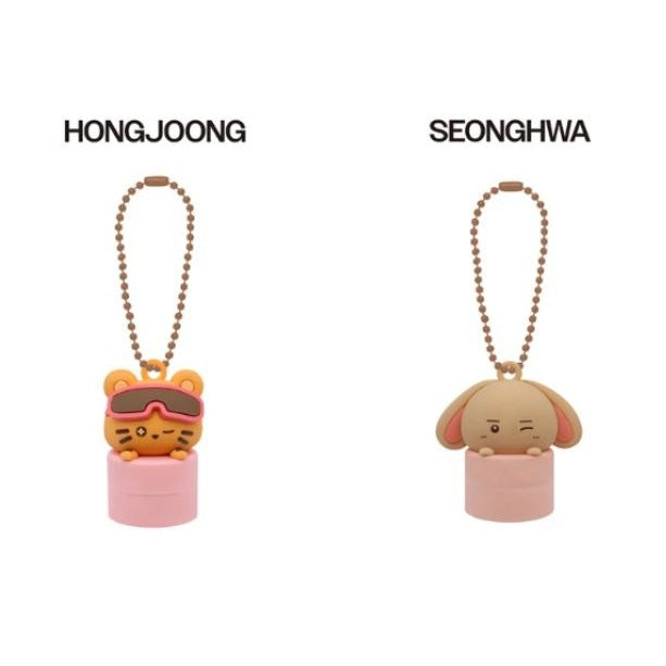 Lip cap keyring ATEEZ 8 aniversario hongjoong