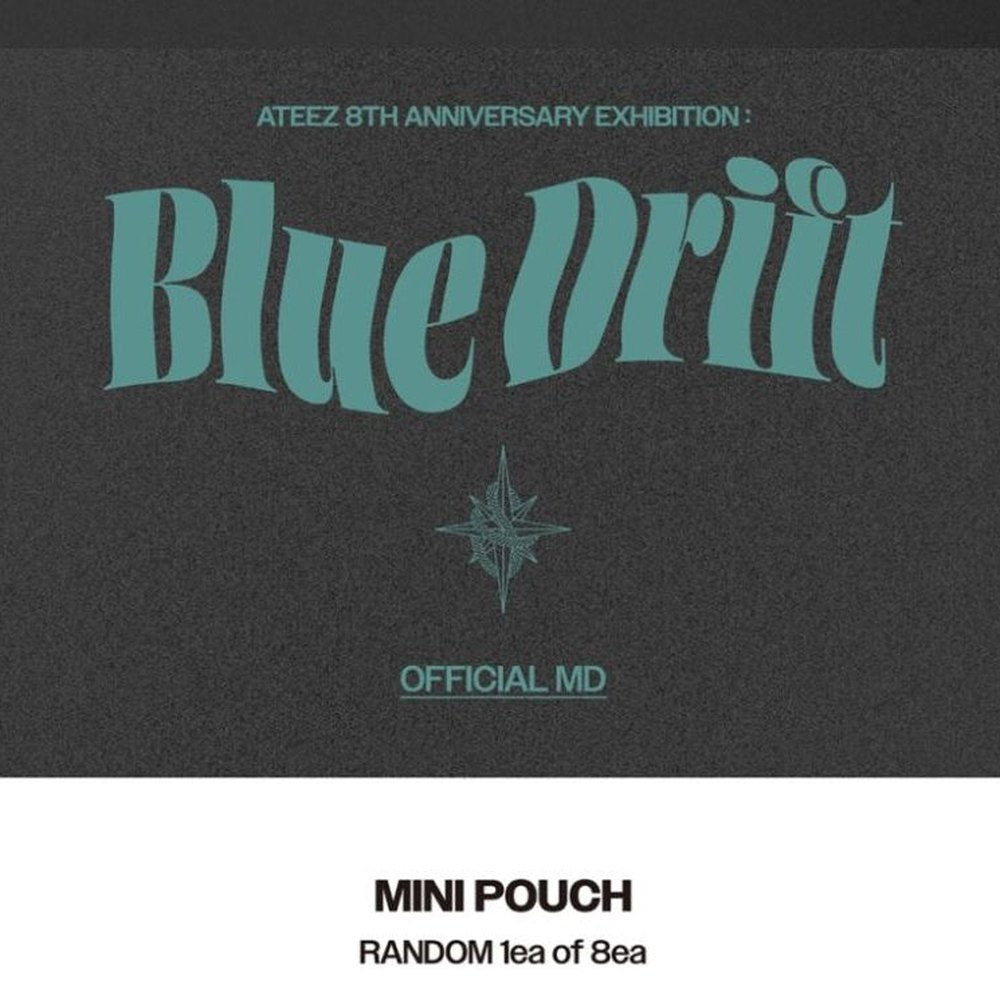 Neceser pequeño ATEEZ 8 aniversario Blue Drift poliéster