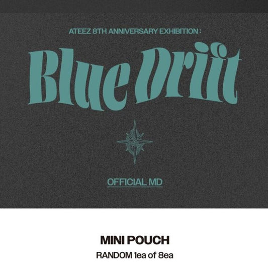 Neceser pequeño ATEEZ 8 aniversario Blue Drift poliéster