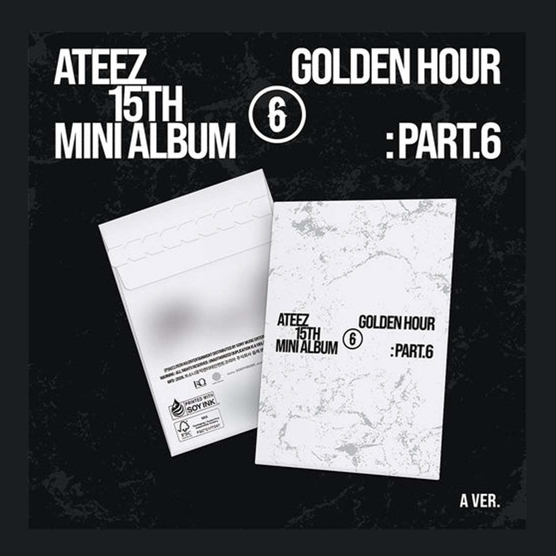 OCAALBUM ATEEZ GOLDEN HOUR Part.6 versión A Diary o Z