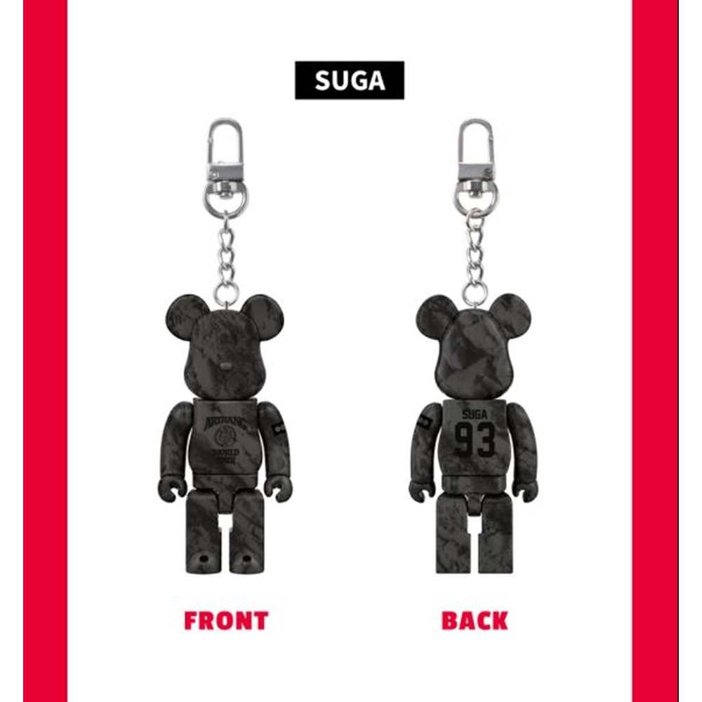 Oso de plástico BTS × BE@RBRICK SUGA