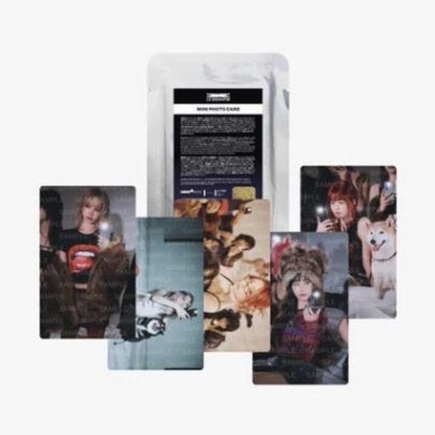 Pack Mini Photo Card LE SSERAFIM CRAZY 6 cards oficiales