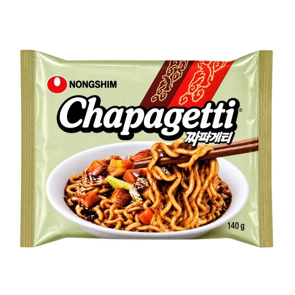 Paquete Chapagetti Nongshim salsa soja 140 gramos