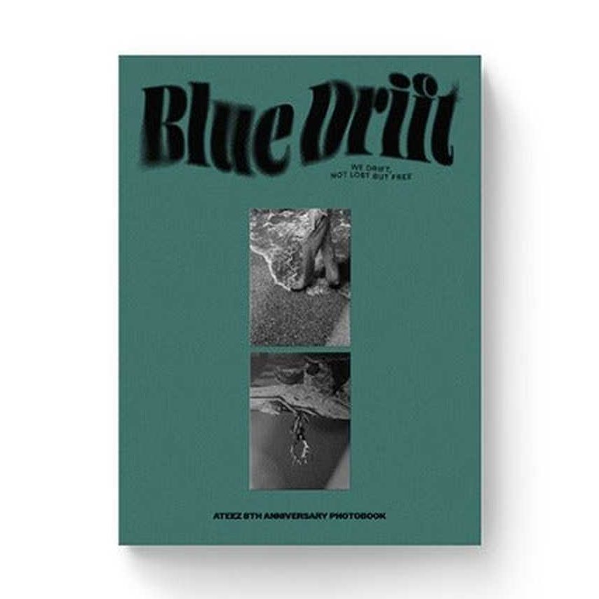 Photobook oficial ATEEZ Blue Drift 184 páginas 8 aniversario