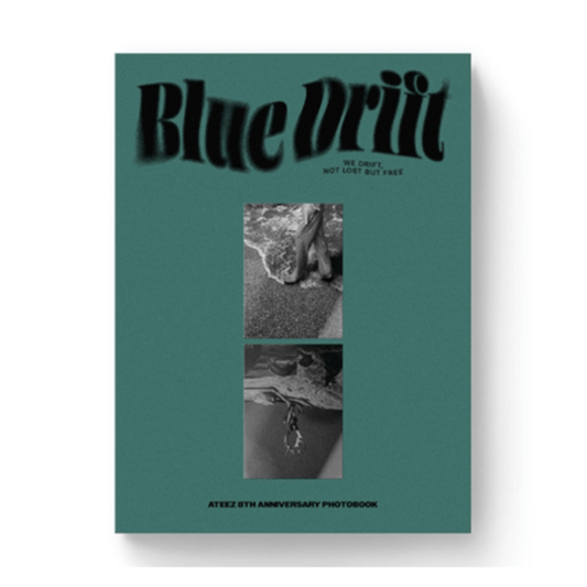 Photobook oficial ATEEZ Blue Drift 184 páginas del 8º aniversario
