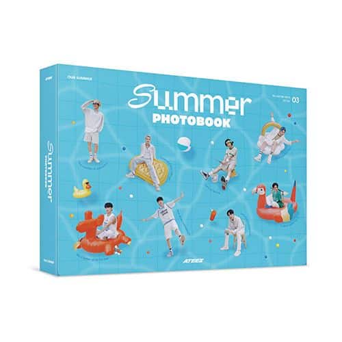 Photobook oficial ATEEZ Summer 2023 de 196 páginas