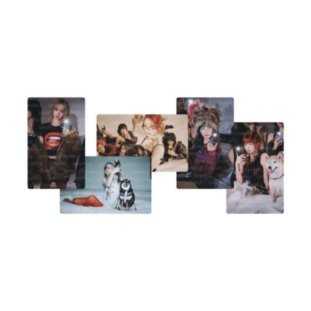 Photocards CRAZY Chaewon Sakura Yunjin Kazuha Eunchae