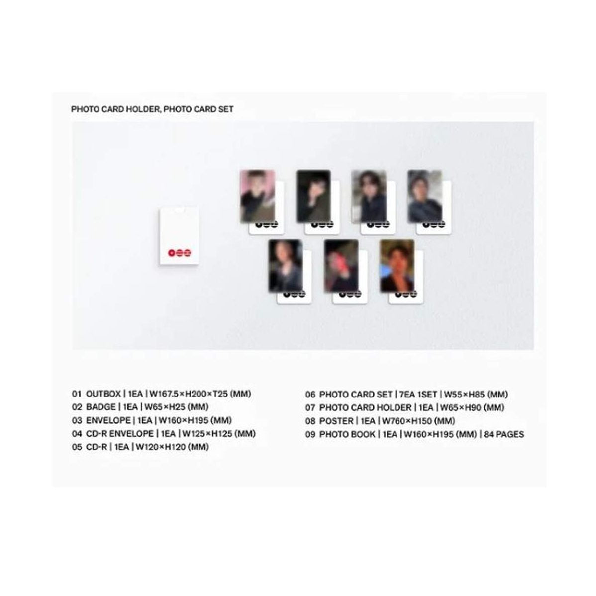 Photocards álbum ARIRANG BTS Standard oficial