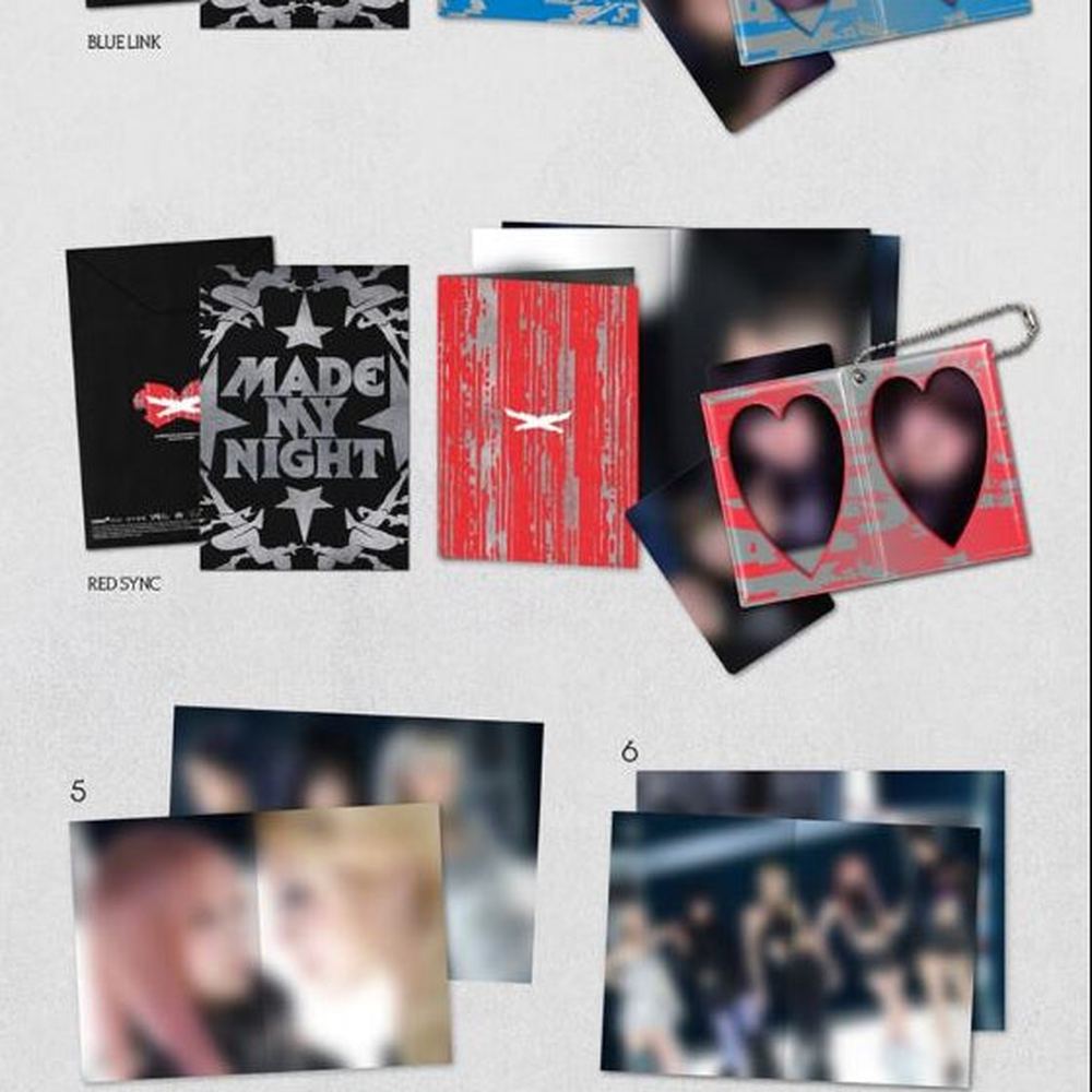 Photocards álbum COMPACT LE SSERAFIM Made My Night