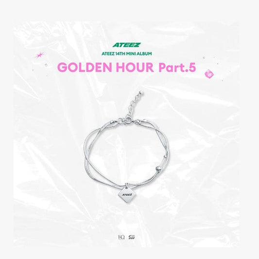 Pulsera de plata 925 oficial ATEEZ Golden Hour Part.5