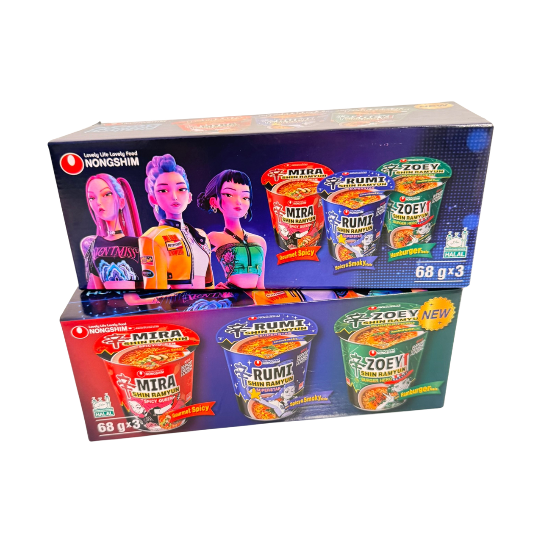 Ramen Nongshim Mira Rumi y Zoey edición limitada