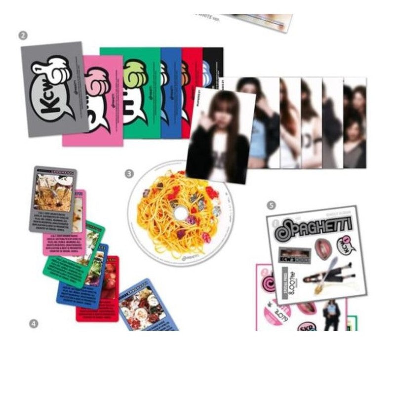 Set 6 álbumes SPAGHETTI COMPACT Fearnot Weverse