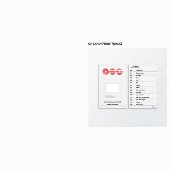 Set 9 photocards BTS ARIRANG Weverse sin CD