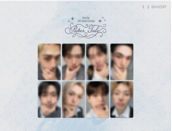Stray Kids Paper Tale Season’s Greetings con POB Fans Shop