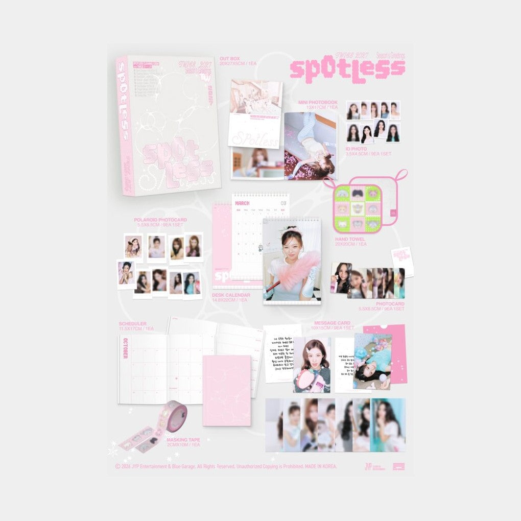 TWICE Spotless Season’s Greetings con POB Soundwave
