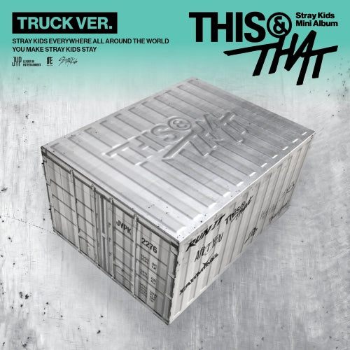 Truck case y mini CD de Stray Kids THIS & THAT