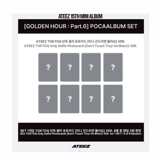 Versiones A Diary y Z del POCAALBUM ATEEZ Part.6