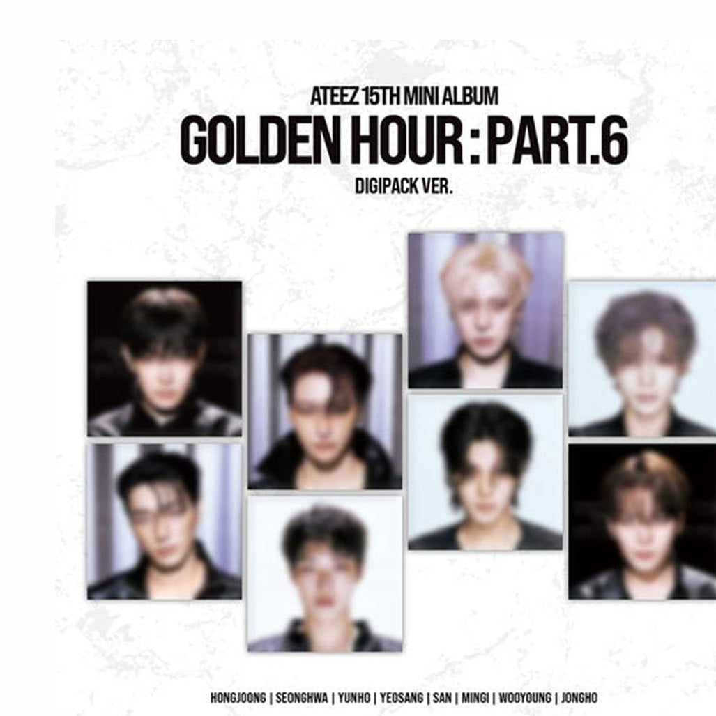 ATEEZ – 15th Mini Album [GOLDEN HOUR : Part.6] (DIGIPACK VER.) - ATEEZ GOLDEN HOUR PART 6 - portada del producto