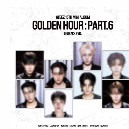 ATEEZ – 15th Mini Album [GOLDEN HOUR : Part.6] (DIGIPACK VER.) - ATEEZ GOLDEN HOUR PART 6 - portada del producto